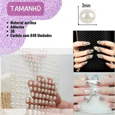 Cartela Strass Chaton 3mm, Cartela Com 840 Unidades Cor Prata 3mm Foto mini  3