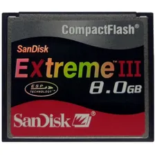 Cartão Cf Compact Flash Sandisk 8gb Sdcfb-8192-a10 Foto mini 1