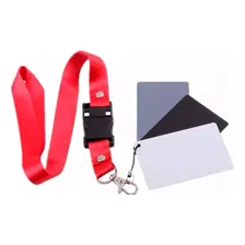 Cartão Cinza 18% Balanço De Branco 3 Em 1 Branco Preto Cinza Foto mini 2