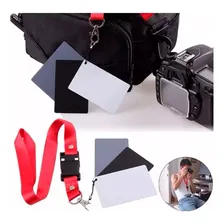 Cartão Cinza 18% Balanço De Branco 3 Em 1 Branco Preto Cinza Foto mini 3