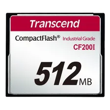 Cartão Compactflash Transcend 512mb 200i 200x Industrial G Foto mini 1