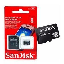 Cartão De Memória 8gb Sandisk Micro Sd Com Adaptador Foto mini 1