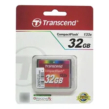 Cartão De Memória Compact Flash Cf 32gb Transcend 133x Foto mini 1