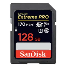 Cartão de memória extreme pro SanDisk SDSDXXD-128G Extreme Pro 128GB Foto mini 1