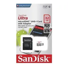 Cartão De Memória- Micro Sd 32gb 80mbs Sandisk Foto mini 1