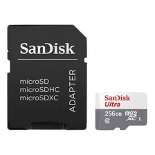 Cartão De Memoria Micro Sd Sandisk 256gb Ultra Classe10 Foto mini 2