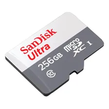 Cartão De Memória Sandisk 256 Gb Ultra Adaptador Foto mini 1