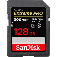 Cartão de memória Sandisk Extreme Pro UHS-II Sdxc 128gb 300mbs Foto mini 1