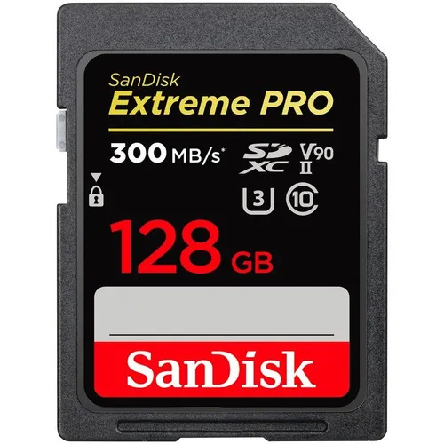 Cartão de memória Sandisk Extreme Pro UHS-II Sdxc 128gb 300mbs Foto 1