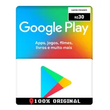 Cartão Gift card Google Play 30 Foto mini 2