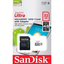 Cart茫o Mem贸ria Micro Sd 32gb Ultra Foto mini 1