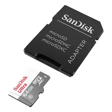 Cartão Memória Micro Sd 64gb Sandisk Câmeras Cftv Celular Tf Foto mini 1