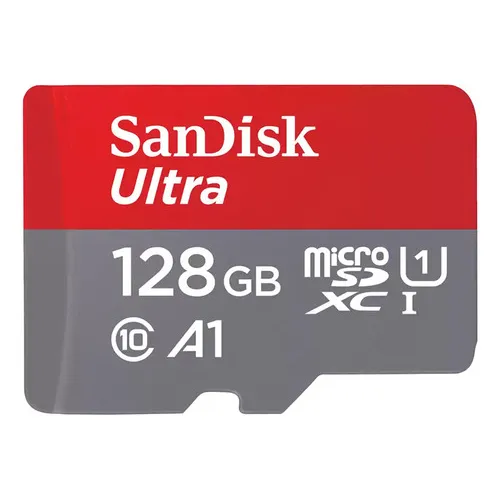 Cartão Memória Micro Sd Sandisk 128gb Microsd Ultra 170mbs Foto 1