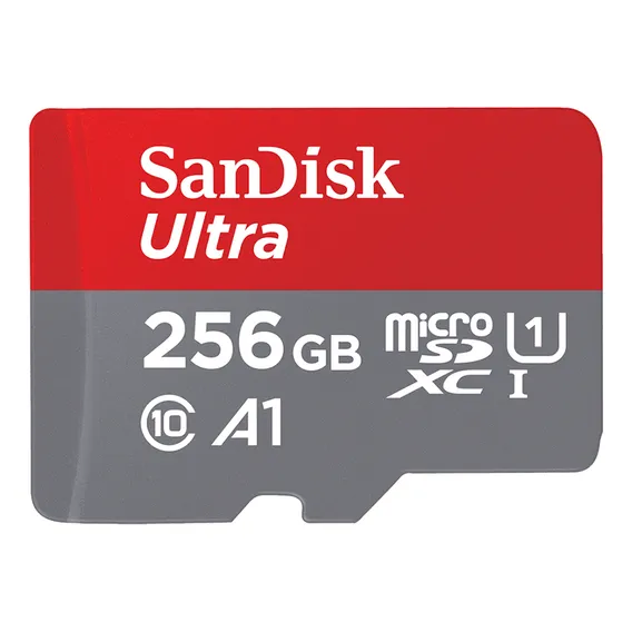 Cartão Memória Micro Sd Sandisk 256gb Micro Sd Ultra 120mbs Foto 1