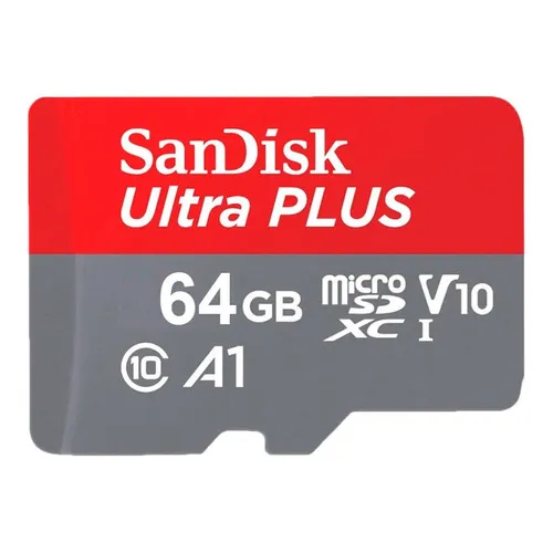Cart茫o Mem贸ria Micro Sdxc 64gb Ultra Plus 100mbs Sandisk Foto 1