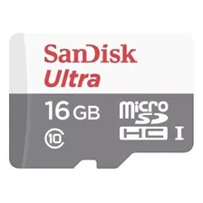Cartão Memoria Microsd 16gb Sandisk Classe 10 Ultra 80mb/s F Foto mini 3