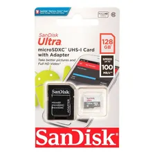 Cartão Micro Sd Sandisk Ultra 128gb Com Adaptador Foto mini 3