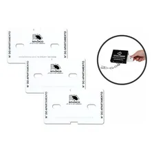 Cartão Personalizado Para Trava De Carrinhos De Compra 12 Un Foto mini 1
