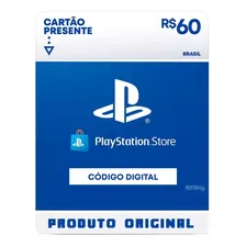 Cartão Playstation Brasil Br Brasileira 60 Reais Psn Foto mini 1