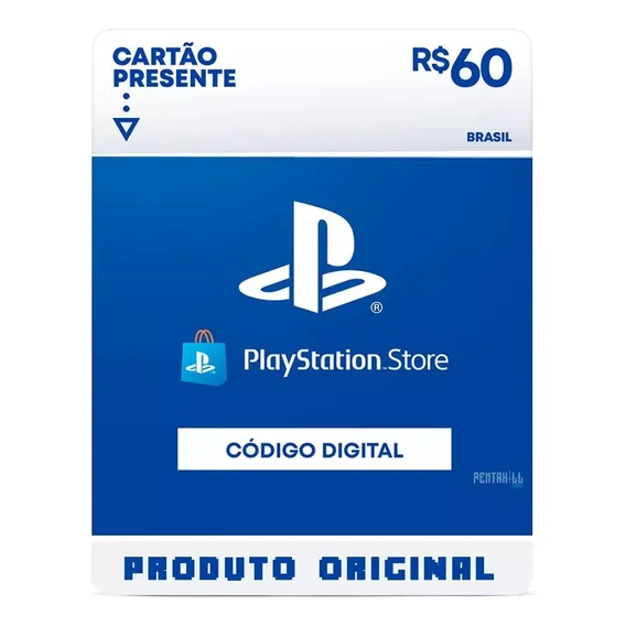Cartão Playstation Brasil Br Brasileira 60 Reais Psn Foto 1