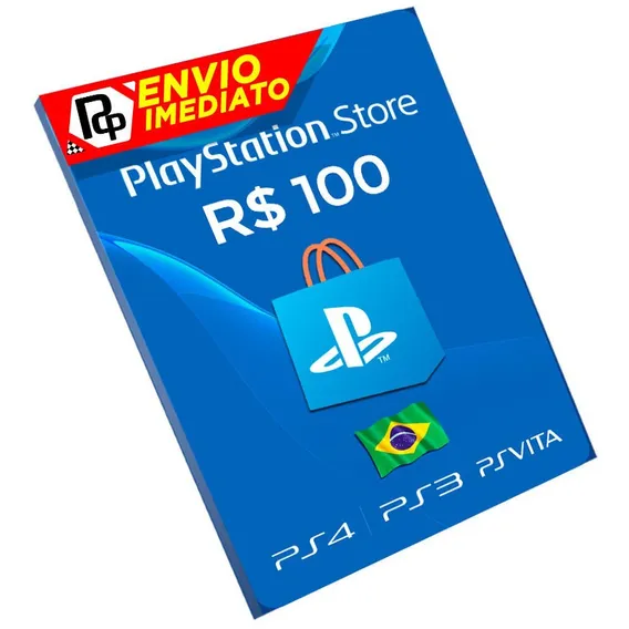Cartão Playstation R Reais Psn Br Brasileira Brasil Foto 1