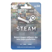 Cartão Presente Steam R Reais Gift Card Digital Foto mini 2