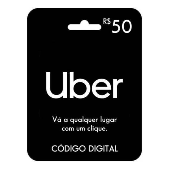 Cartão Presente Uber 50 Reais Gift Card Digital - Promoção Foto 1