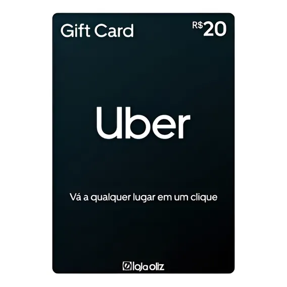 Cartão Presente Uber - Gift Card R - Digital Foto 1