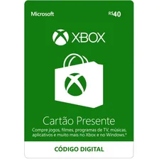 Cartão Presente Xbox Gift Card Microsoft Brasil Reais Foto mini 1