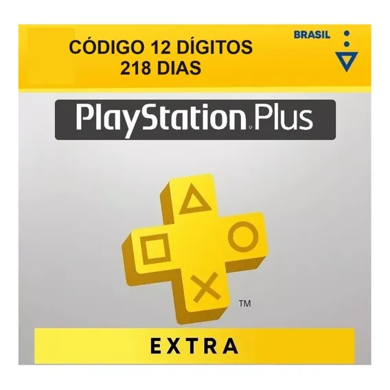 Cartão Psn Plus Extra Brasileiro 218 Dias Br Brasil Foto 1