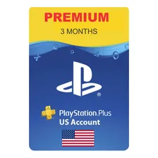 Cartão Psn Plus Premium 3 Meses Assinatura Americana Foto mini 1