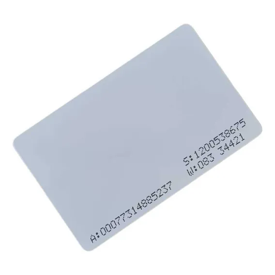 Cartão Pvc Proximidade Iso Rfid 125khz 8504 - 10 Unidades Foto 1