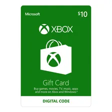 Cartão Xbox Live Usa U$ 10 Dólares Gift Card Americano Usa Foto  mini 1