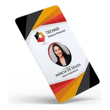 Cartão/cartões Crachá Personalizado Pvc - 10 Unidades Cor Branco Foto  mini 1