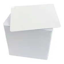 Cartão/cartões Crachá Personalizado Pvc - 10 Unidades Cor Branco Foto mini 4