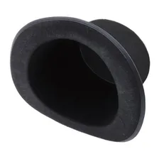 Cartola Feltro Chapéu Magico Preta Tamanho Único Adulto Cor Preto Foto mini  3