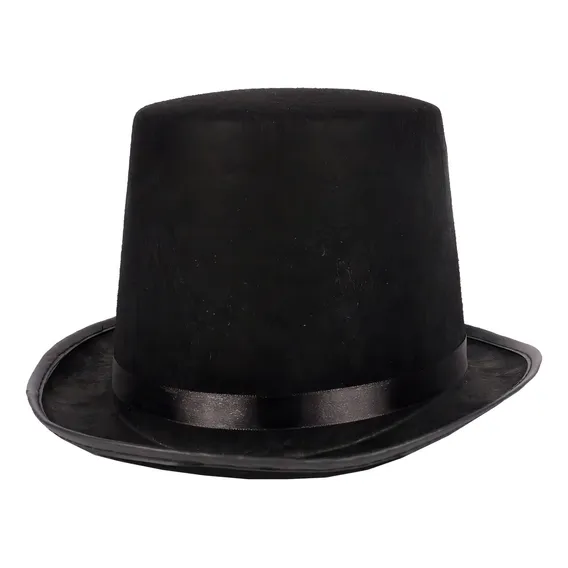 Cartola Mágico Chapéu Acessório Fantasia Festa Circo Adulto Cor Preto Tamanho Único Foto 1