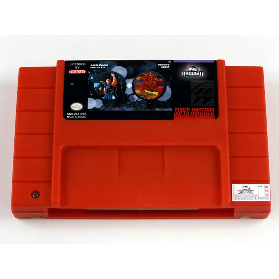 Cartucho 2 Em 1 - Dracula X E Demons Crest Super Nintendo Foto 1