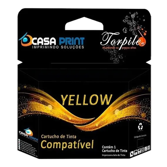 Cartucho Compatível Com Hp 82 C4913a Yellow Foto 1