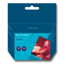 Cartucho CompatÃvel Hp 670xl 13ml Cz119ab Magenta 4625 4615 Foto mini 1
