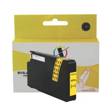 Cartucho De Tinta Amarelo Compatível Hp 951xl 8100 8600 8620 Foto mini  2