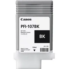 Cartucho De Tinta Canon Pfi-107bk Black | Ipf-680 | Ipf-770 Foto  mini 1