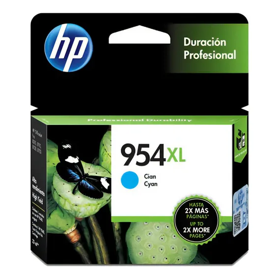 Cartucho de Tinta Ciano Hp 954xl 20ml Foto 1