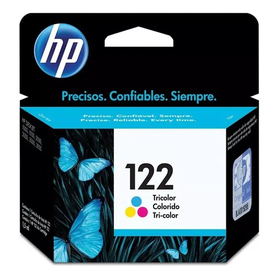 Cartucho de Tinta HP 122 Colorido Original CH562HB Foto 1