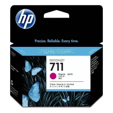 Cartucho De Tinta Hp 711 Cz135ab Magenta (pack Com 3 Un) Foto  mini 1