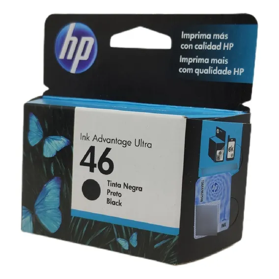 Cartucho De Tinta Hp Cz637al 46 Preto 2529 4729 5738 5739 Foto 1