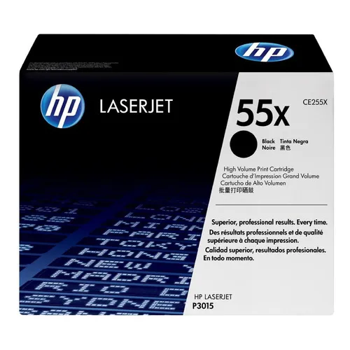 Cartucho de toner preto HP 55x Laserjet de alto rendimento Foto 1