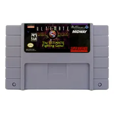 Cartucho Fita Ultimate Mortal Kombat 3 Super Nintendo Snes Foto  mini 1