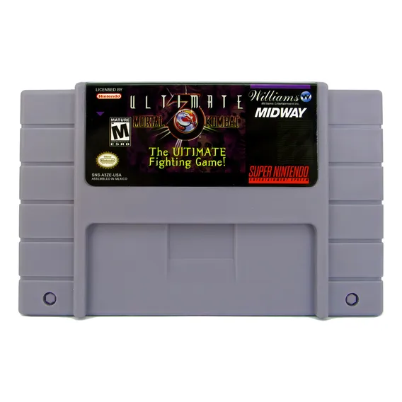 Cartucho Fita Ultimate Mortal Kombat 3 Super Nintendo Snes Foto 1
