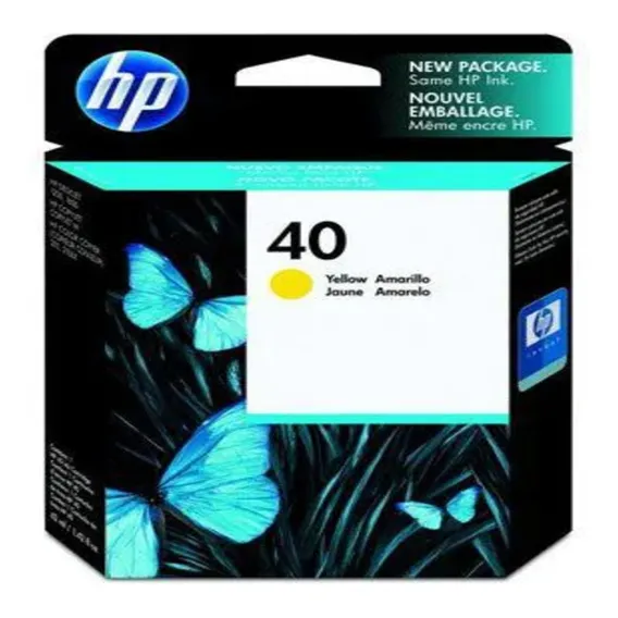 Cartucho Hp 40 51640y Amarelo Foto 1
